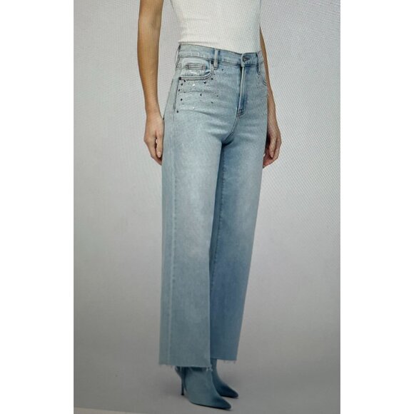 Hidden Logan High-Rise Dad Jeans Size 24 With Rhinestone - Picture 2 of 16